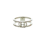Gucci GG Interlocking ‎925 Sterling Silver Ring