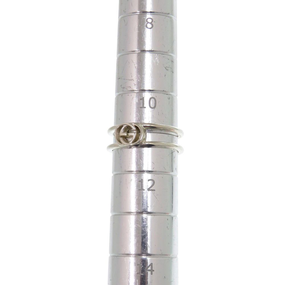 Gucci GG Interlocking ‎925 Sterling Silver Ring