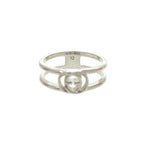 Gucci GG Interlocking ‎925 Sterling Silver Ring