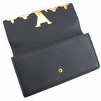 Louis Vuitton Portefeuille Capucines Taurillon Leather Black Bifold Wallet — view 3