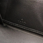 Gucci Micro Guccissima Ribbon Black Zip Around Wallet — view 7
