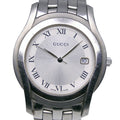 Gucci Class Stainless Steel Silver Quartz Analog Display Dial Watch