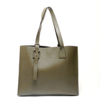 Loewe Tote Buckle Horizontal Leather Khaki — view 2