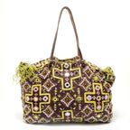 Fendi Tote Beads Embroidery Canvas — view 2