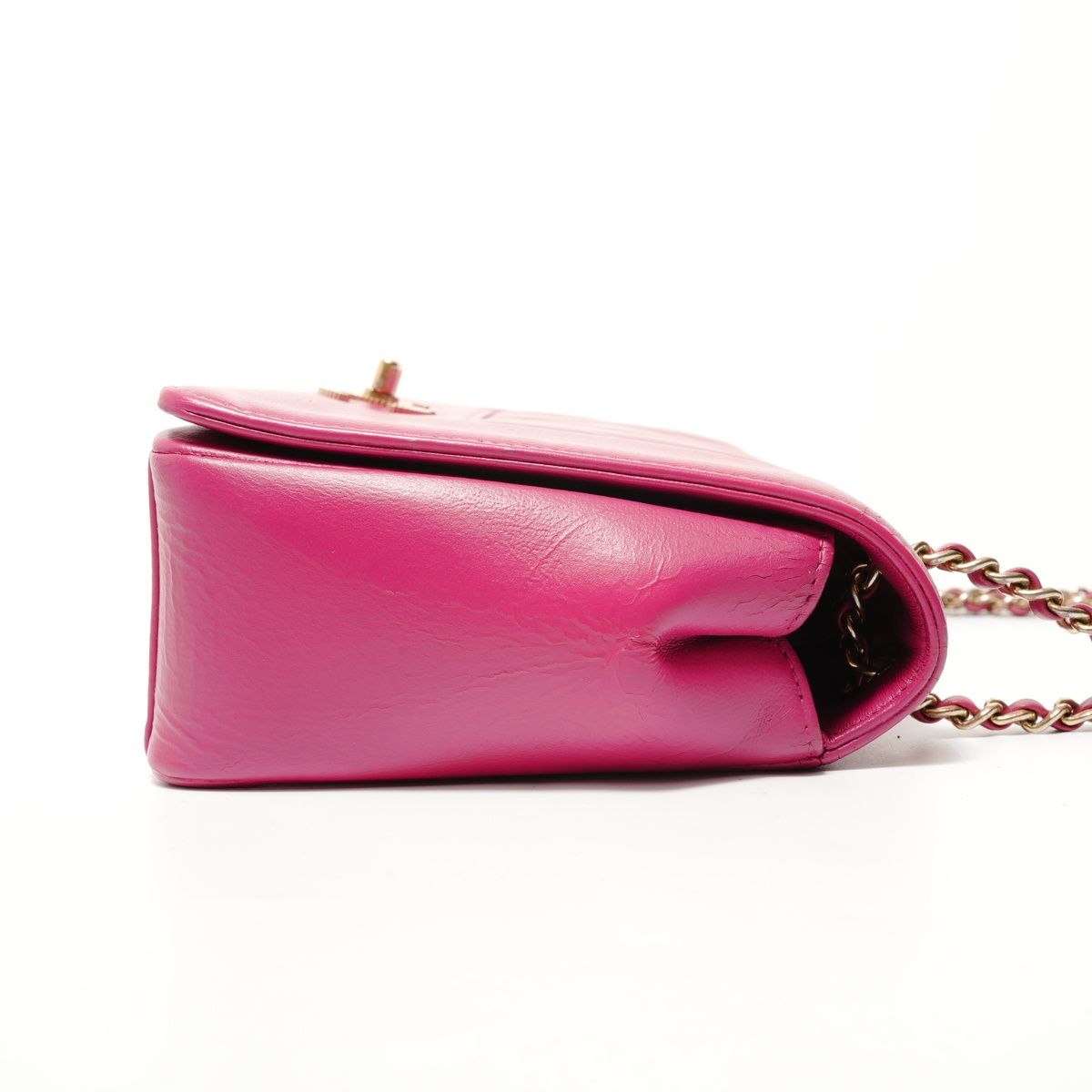 Chanel Shoulder Bag Stitch Mademoiselle Chain Lamb — view 4