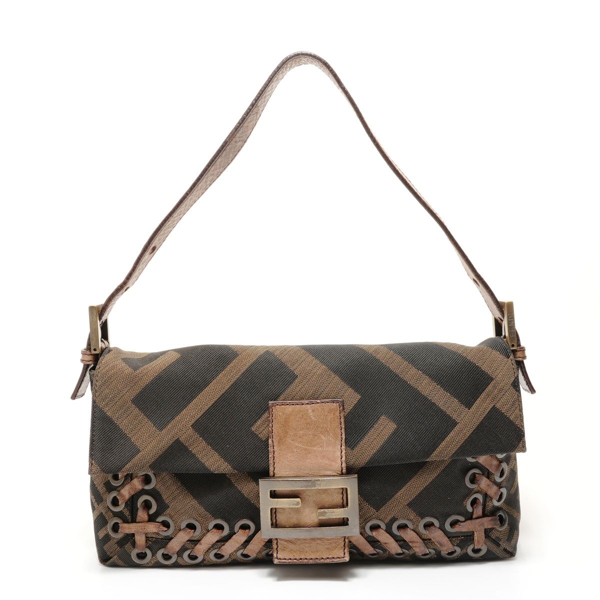 Fendi Shoulder Bag Mamma Bucket Zucca
