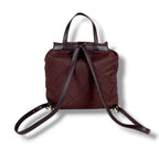 Prada Quilted Processing Tassel Charm Backpack Tessuto Nylon Wine Red — view 3
