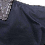 Bottega Veneta Leather Tote Navy Black — view 7