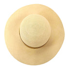 Hermes Wide Brim Straw Hat Beige 58 — view 7