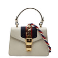 Gucci Sylvie Mini 2-Way Shoulder Bag White Leather 1
