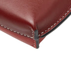 Loewe Anagram Gate Pocket Crossbody Shoulder Bag Brown Red Leather 1 — view 6