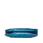 Bottega Veneta Intrecciato Crossbody Shoulder Bag Blue Leather 1 — view 3