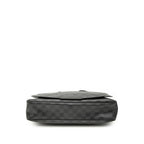 Louis Vuitton Damier Daniel MM Crossbody Shoulder Bag Black Leather 1 — view 3