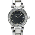 Tiffany & Co Atlas Watch Black Silver Stainless Steel 1