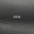 Dior Oblique Saddle Wallet Black Canvas Leather — view 5