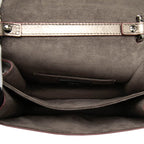 Fendi Canai Chain Shoulder Bag Silver Leather — view 4