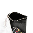 Louis Vuitton Takashi Murakami Portefeuille Victorine Trifold Wallet Black 1 — view 5