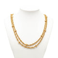 Chanel Vintage CC Logo Necklace Gold Plated 1