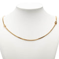 Dior Vintage Logo Necklace Gold Plated 1