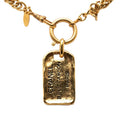 Chanel 31 Rue Cambon Vintage Necklace Gold Plated 1