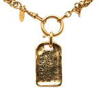 Chanel 31 Rue Cambon Vintage Necklace Gold Plated 1