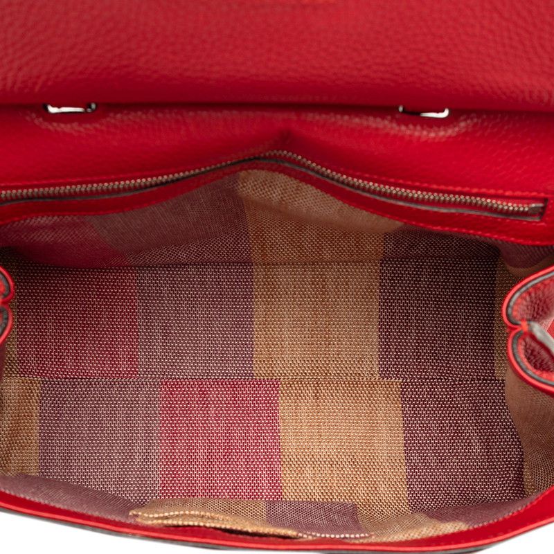 Gucci Bamboo Daily 2-Way Shoulder Bag Red Leather — view 4
