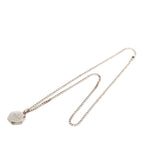 Gucci Hexagon Pendant Necklace Silver — view 3