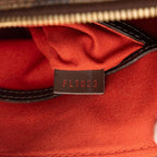 Louis Vuitton Damier Alma PM Handbag Brown Leather — view 6