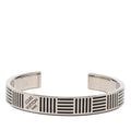 Louis Vuitton Damier Colors Jonck Bracelet Silver Black Metal