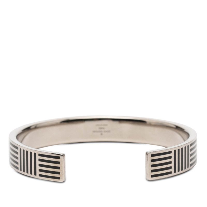 Louis Vuitton Damier Colors Jonck Bracelet Silver Black Metal — view 3
