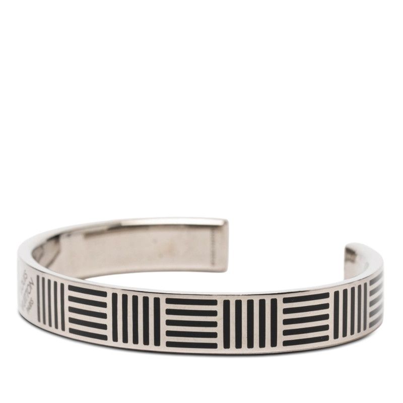 Louis Vuitton Damier Colors Jonck Bracelet Silver Black Metal — view 2