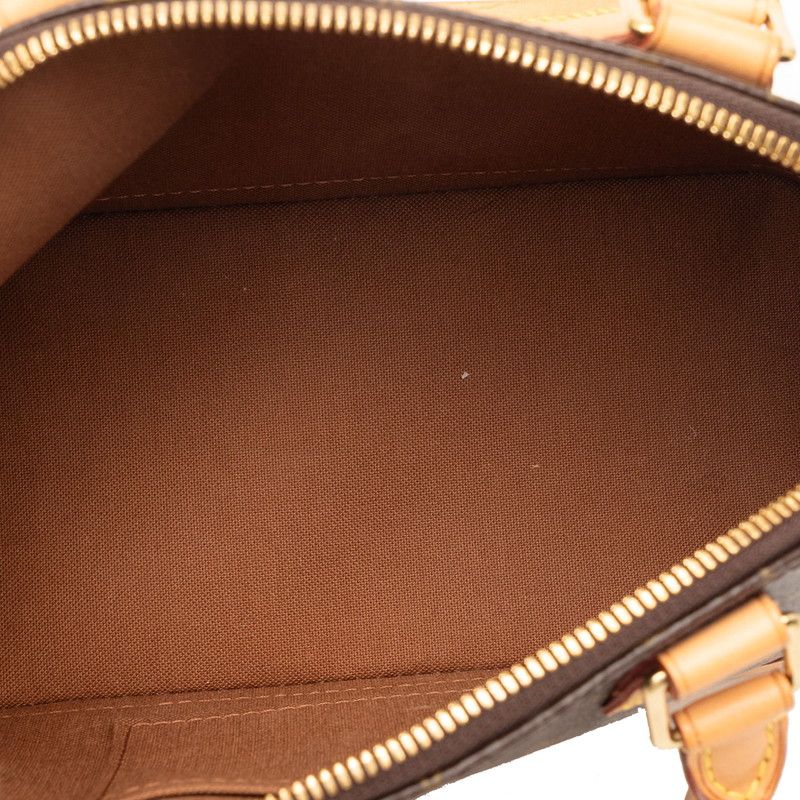 Louis Vuitton Monogram Alma BB Shoulder Bag 2-Way Brown Leather — view 4