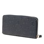 Louis Vuitton Monogram Empreinte Zippy Wallet Flower Studs Marine Metal — view 2