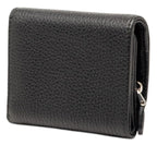 Prada Trifold Wallet Mini Black Vitello Daino Leather — view 2