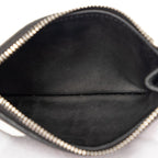 Prada Card Case Coin Fragment Black Leather — view 4