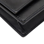 Saint Laurent YSL Logo Tassel Chain Wallet Shoulder Bag Black Leather 1 — view 6