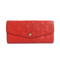 Louis Vuitton Portefeuille Cuilliers Monogram Empreinte Gold Bifold Wallet