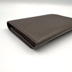 Louis Vuitton Amberop Carte de Visite Taiga Initial Leather Brown Card Case — view 6