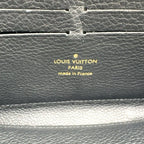 Louis Vuitton Portefeuille Clemence Monogram Empreinte Leather Black Round — view 4