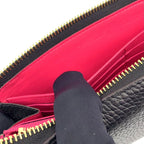 Louis Vuitton Portefeuille Comet Noir Taurillon Leather Black L-shaped Zippy — view 9