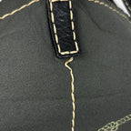 Prada Logo Tote Neoprene Fabric Khaki — view 5