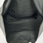 Prada Logo Tote Neoprene Fabric Khaki — view 8
