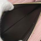 Louis Vuitton Portefeuille Clemence Zip Around Wallet Monogram Brown Rose — view 6