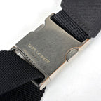 Saint Laurent Paris City Belt Bag Canvas Black — view 6