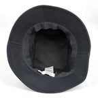 Celine Logo Hat Bucket Hat Cotton Black — view 2