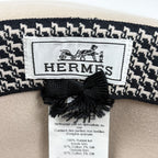 Hermes Felt Hat Rabbit Hat Hair Beige — view 3
