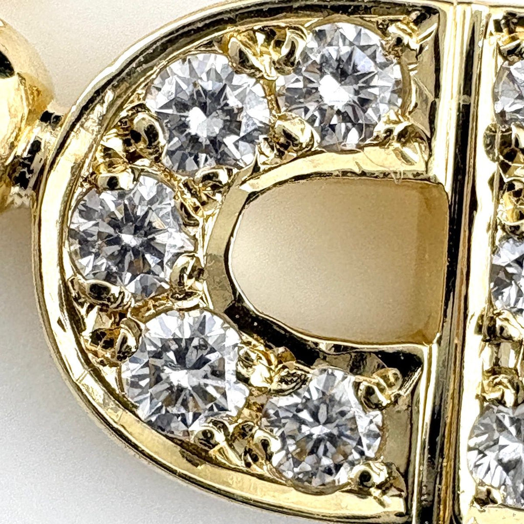 Dior Mere Diamond Necklace YG Yellow Gold Pendant — view 2