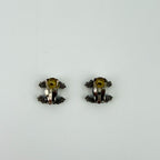 Chanel CC Logo Earrings Silver Vintage — view 2