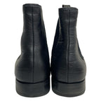 Prada Short Boots 5.5 Black Side Gore Leather — view 3