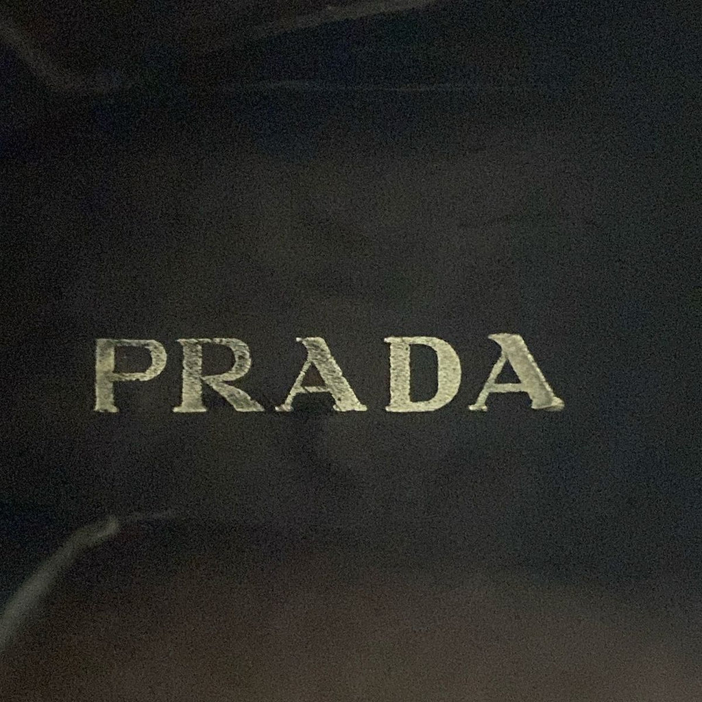 Prada Short Boots 5.5 Black Side Gore Leather — view 6